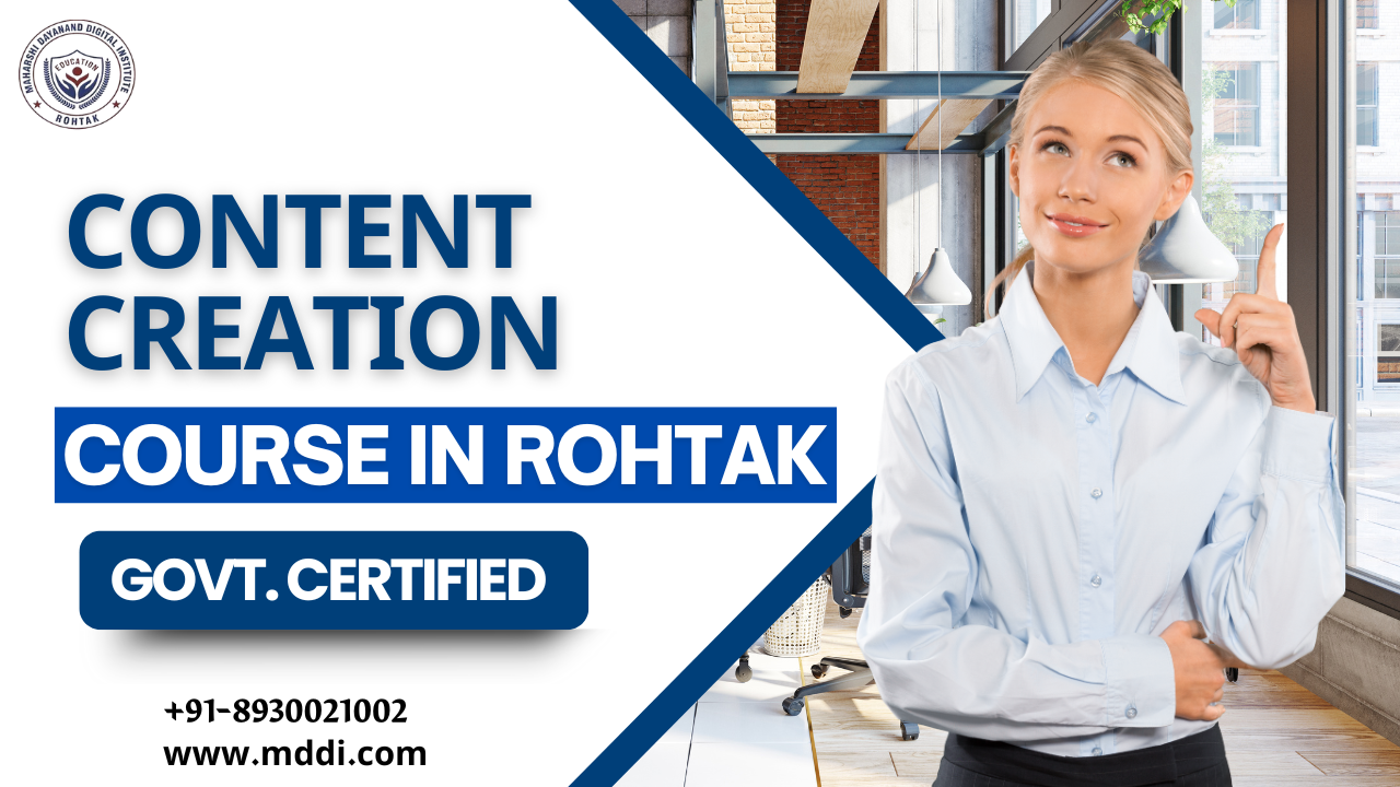 Best Content Creation Course Institute in Rohtak