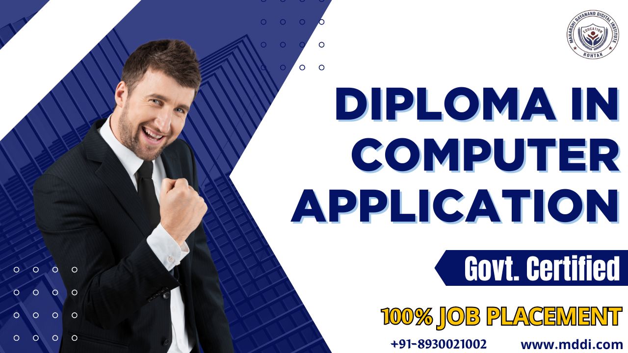 Diploma in Computer Application Course Institute in Rohtak and Noida