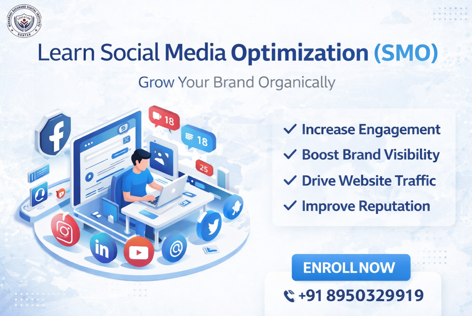 Best Social Media Optimization Course Training Institute in Rohtak