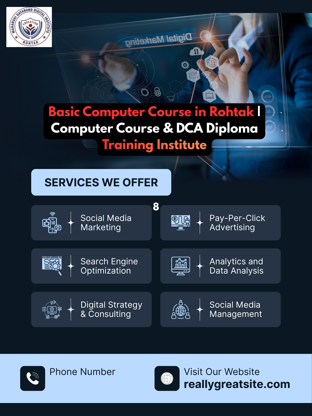 Basic Computer Course in Rohtak | Computer Course & DCA Diploma Training Institute